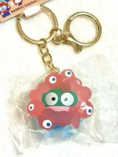 サンリオ　ミャクミャクなりきり　キーホルダー　クリア　ハンギョドン