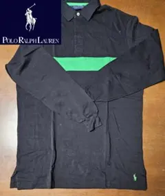 美品Polo Ralph Lauren ポロシャツ S ネイビー/グリーン