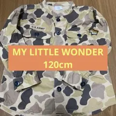 MY LITTLE WONDER 120 迷彩柄ジャケットシャツ