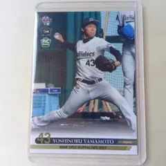 山本由伸RC 2017旧背番号43 オリックス BBM Bs22