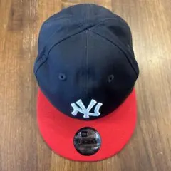 New Era 9FIFTY キャップ 黒/赤