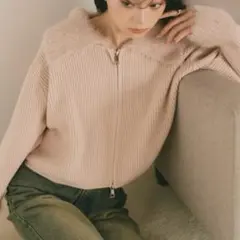 vannie u ニット　カーディガン　ピンク　韓国　ワンホン