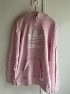 adidas Originals トレフォイル パーカー ピンクのサムネイル