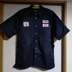 XLARGE 半袖 ワークシャツ ブラックのサムネイル