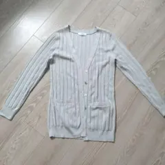 NEWYORKER グレー カーディガン 長袖