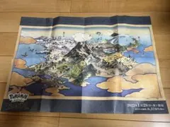 Pokémon LEGENDS アルセウス ヒスイ地方マップ ポスター