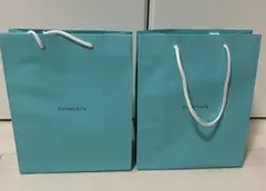 Tiffany & Co. ティファニーブルーショップ袋2個セット - メルカリ
