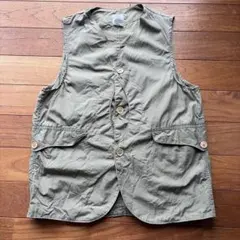 値下中 SASSAFRAS ワークベスト オリーブ XS ベスト 美品 - メルカリ