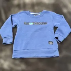 しまむら　FEEL PERGE ブルー トレーナー 120