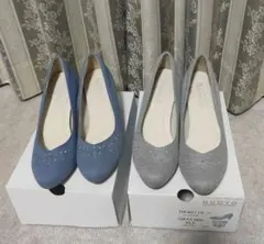 NUOVO パンプス 2足セット23.5cm ビジュー付き　新品　未使用のサムネイル