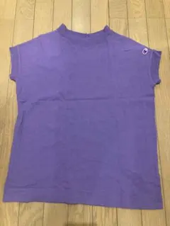 Champion 紫色 半袖Tシャツ