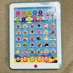 ベイビーシャーク 英語学習タブレット風おもちゃ 音声知育玩具 ABC＆数字