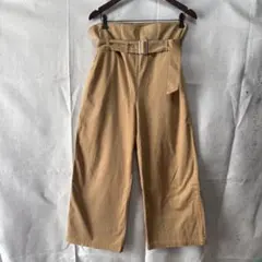 【KBF】ベルト付きイージーワイドパンツ