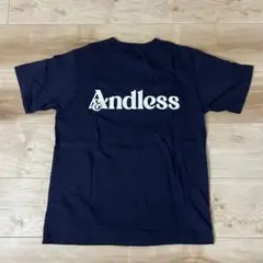 Andless ネイビー Tシャツ Sサイズ