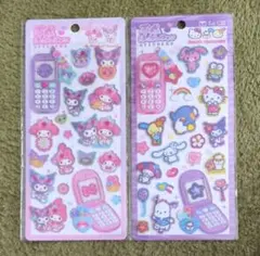 Sanrio Characters シール ステッカー 2枚セットのサムネイル