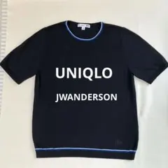 新品未使用ユニクロJWANDERSON クルーネックセーター（半袖） M 黒