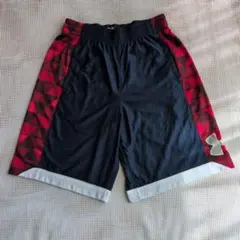 Under Armour バスケットボールパンツ XL ネイビー/レッド