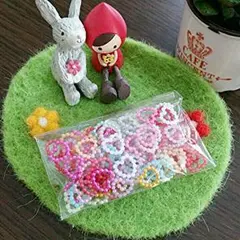 10 ￥300 パール ハート♡カラフル♡100個