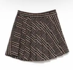 andmary Monica check pleats mini skirt - メルカリ