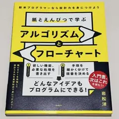 【一読済み／送料込み】紙とえんぴつで学ぶアルゴリズムとフローチャート