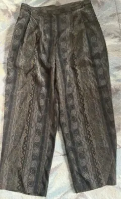 バブル期！ツータック　パンツ　柄パンツ　ユニセックス　メンズかレディース不明