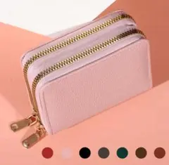 お札を折らないで収納できるお財布 コンパクト スタイリッシュ ラウンドファスナー