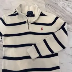 POLO RALPH LAUREN ストライプセーター サイズ7（120〜130