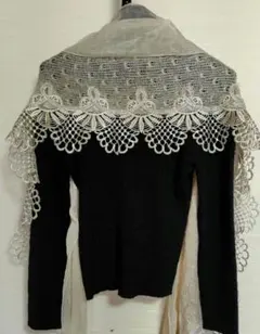 レース装飾　ベージュ　ストール　ロング　　　フォーマル　イベント　お出掛け