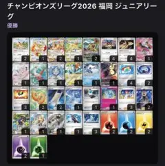 チャンピオンズリーグ優勝 ブイズバレットデッキ 構築済み