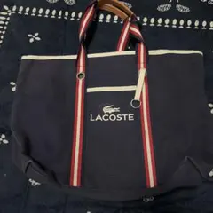 LACOSTE トートバッグ ネイビー ポーチ付きのサムネイル