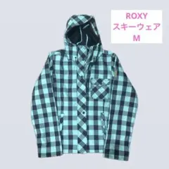 ROXY ロキシー　チェック柄　スノーウェア　ジャケット