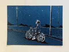 【原画】バイク乗りの月夜