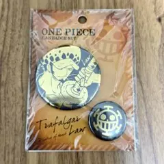ONE PIECE トラファルガー・ロー 箔押し缶バッジセット