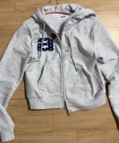 aeae DOT SMALL LETTER 無地 長袖 フード付き パーカー