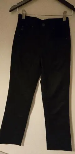 SOMETHING ブラック パンツ