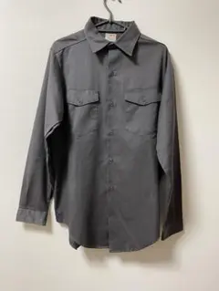 Grants WTG ダークグレー　ワークシャツ　襟プリ有り