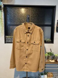 H&M ブラウン レギュラーフィット長袖シャツ ＸＬサイズ