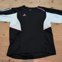 adidas アディダス Tシャツ ブラック ピンクのサムネイル