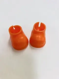 オレンジ 着せ替え用靴 ブーツ ラブブ靴 シューズ ぬい活 可愛い ぬいぐるみ靴