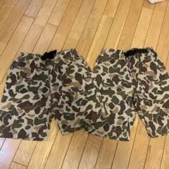 GLOBAL WORK 迷彩柄 半ズボン L 、XL