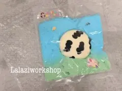 Lalaziworkshop スクイーズ 牛柄
