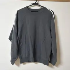 UNIQLO トレーナー　スウェット　ライン入りスウェット