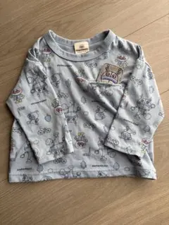 アンパンマン 長袖Tシャツ サイズ80 ブルー