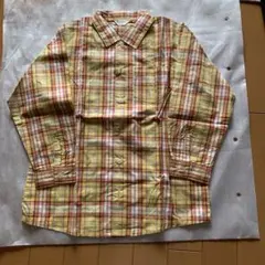 B e B e子供チェック長袖シャツ