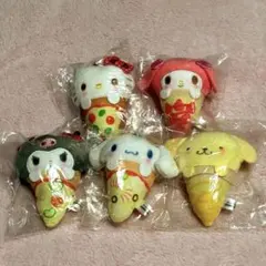サンリオガチャ ピザおくるみマスコット