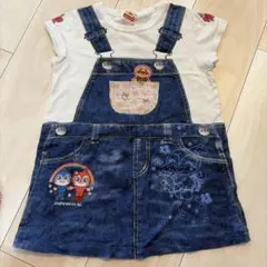 アンパンマンキッズコレクション　だまし絵デニムワンピース 100cmのサムネイル