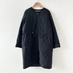2023AW✨23区 【撥水加工】 中綿 ロング パディング アウター　ブラック