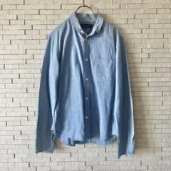 SHIPS JET BLUE シップス デニムシャツ　長袖シャツ　メンズ　M