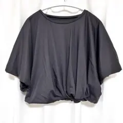 【アパートバイ】バルーンカットＴシャツ【チャコールグレー】