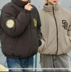 パドレス リバーシブル ダウンジャケット Lサイズ